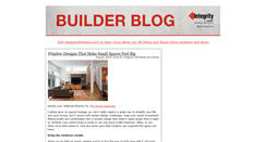 Desktop Screenshot of builderblog.integritywindows.com